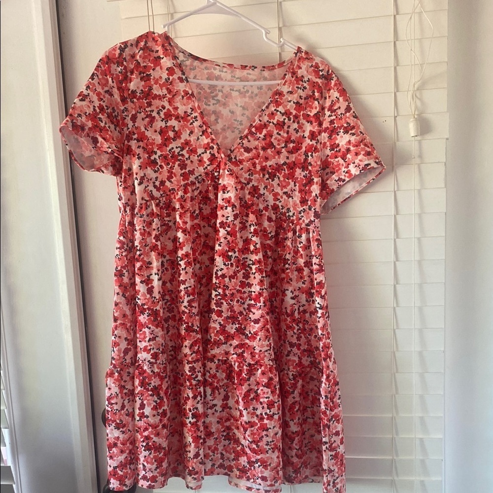 Floral V-Neck Dress